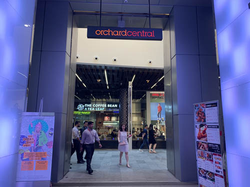 オーチャードセントラル シンガポール